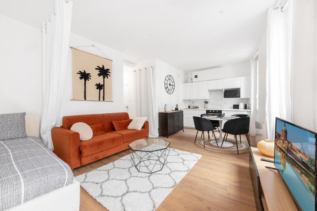 Appartement Moderne A 2 Pas De La Gare Toulouse Dış mekan fotoğraf